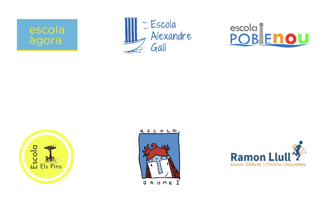 Logos de les escoles participants
